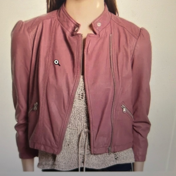 Rebecca Taylor Garment Washed leather jacket - Picture 2 of 7